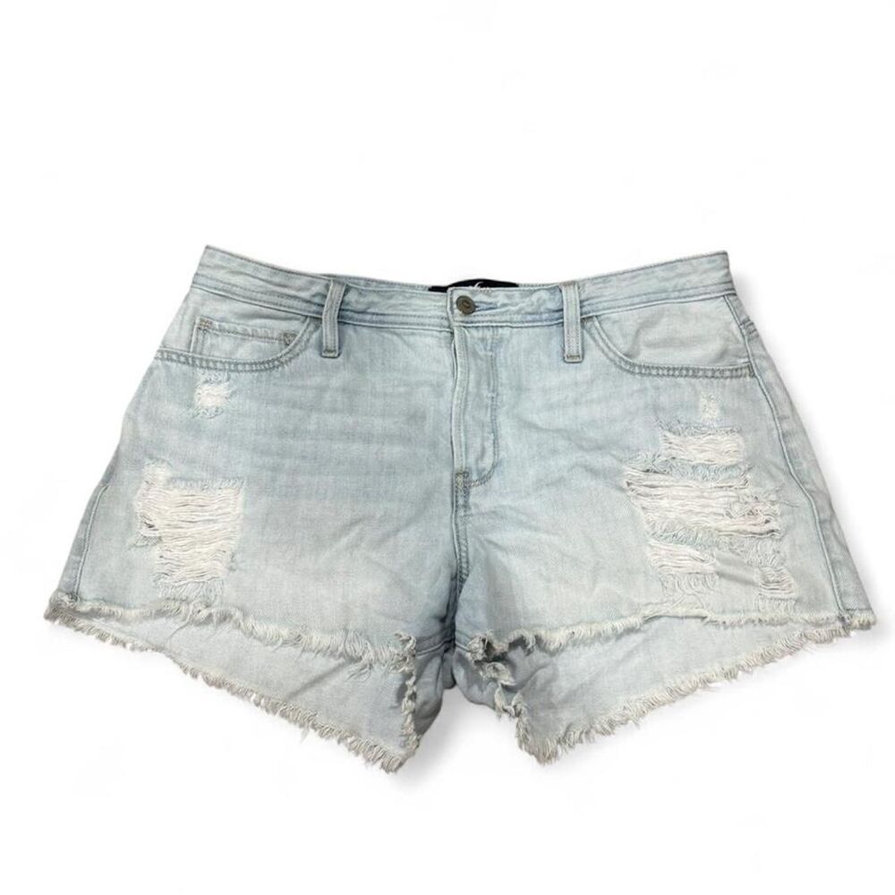 Hollister Light Wash Mom Shorts